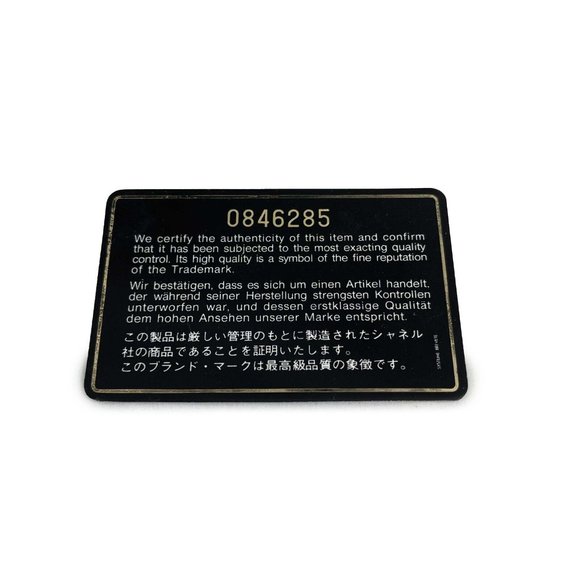 Chanel Small Square Flap Leather Vintage Gold CC Tassel Black Crossbody Handbag - Picture 12 of 13